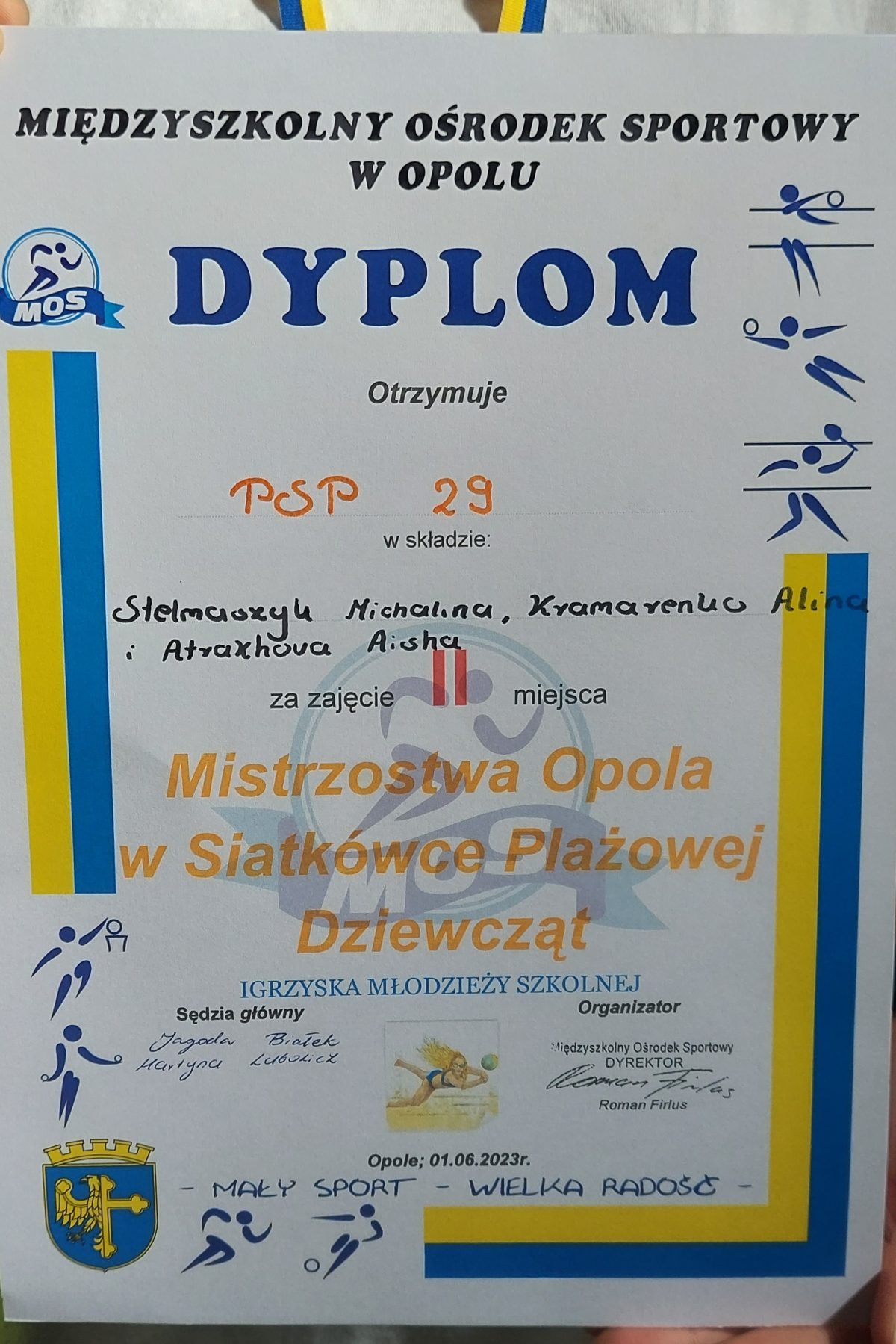 Laureaci w Mistrzostwach Opola Siatkówki Plażowej