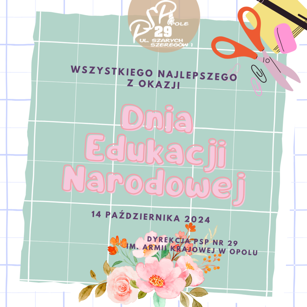 Dzień Edukacji Narodowej życzenia