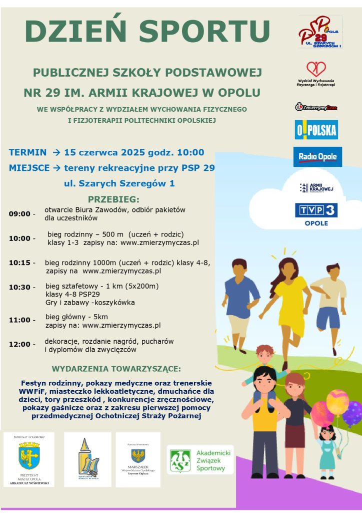 Dzień Sportu w PSP nr 29 15.06.2025 godz. 10.00