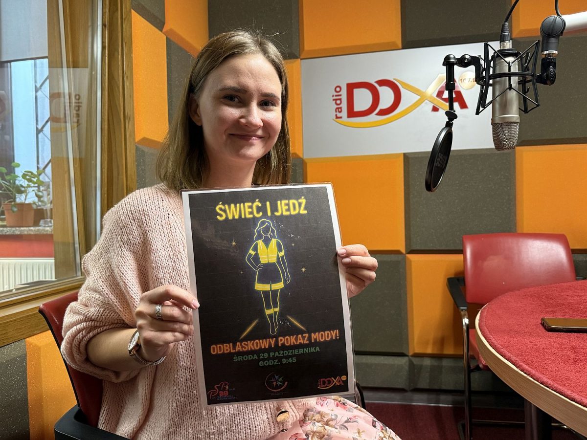 Nasza szkoła w radiu Doxa  – o kampanii „Odblaskowa szkoła”