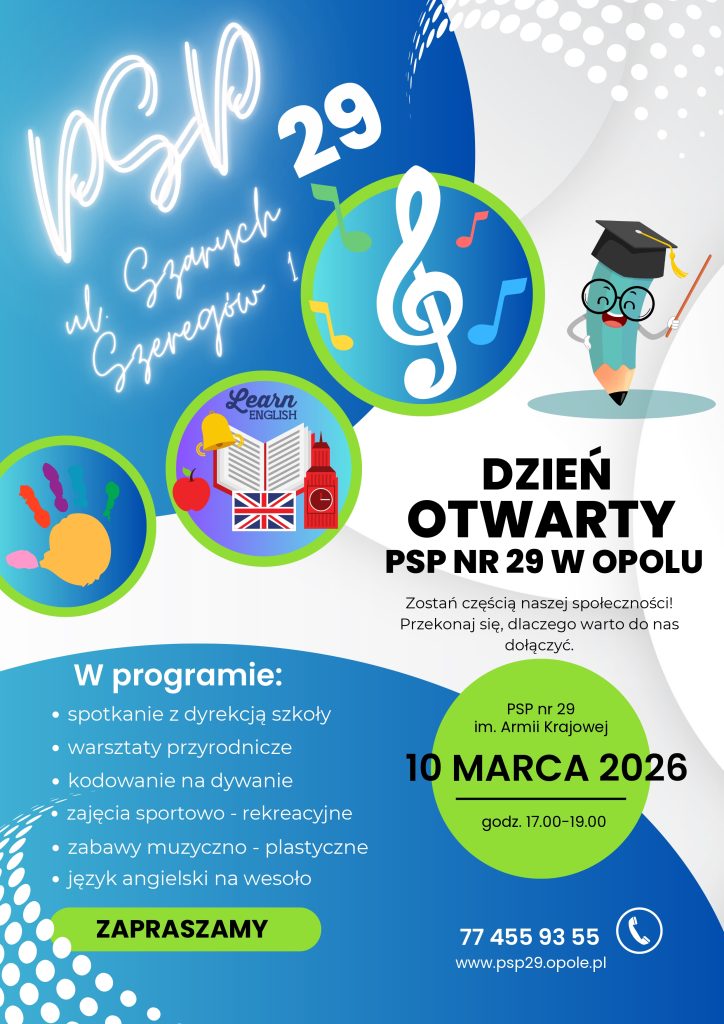 Dzień Otwarty
10 marca
godz. 17.00