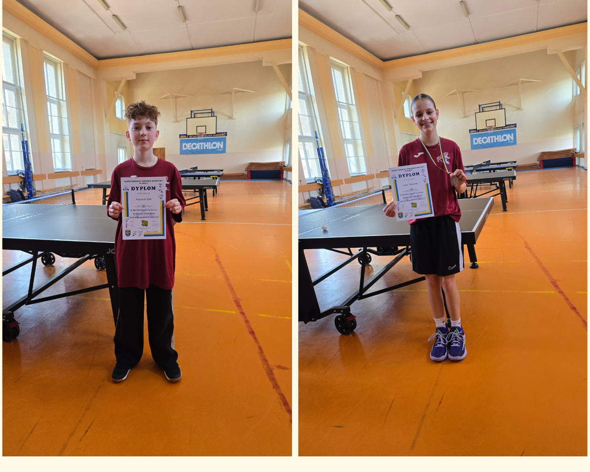 Sukces naszych uczniów w Mistrzostwach Opola w tenisie stołowym