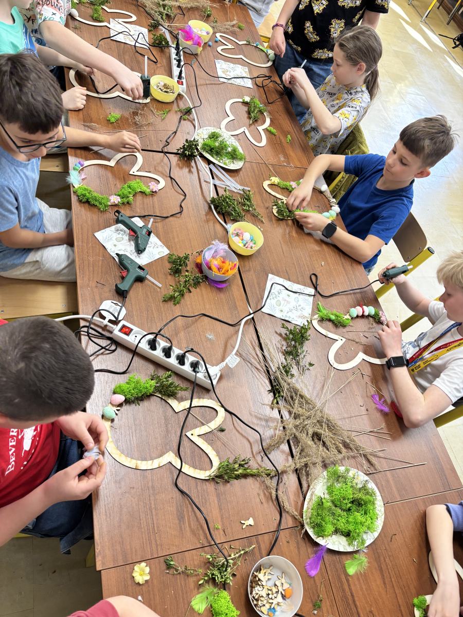 Wielkanocne warsztaty w klasie 3c