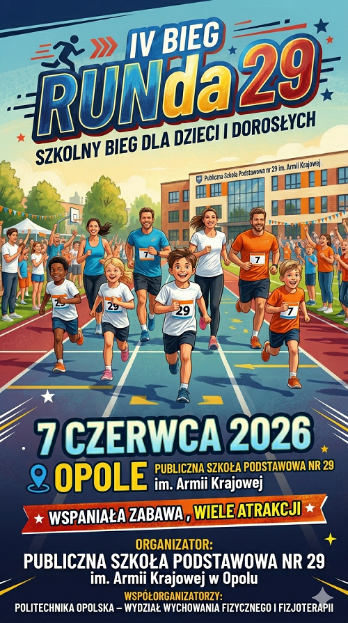 IV BIEG RUNda 29 – Ruszamy po zdrowie i dobrą zabawę! 
