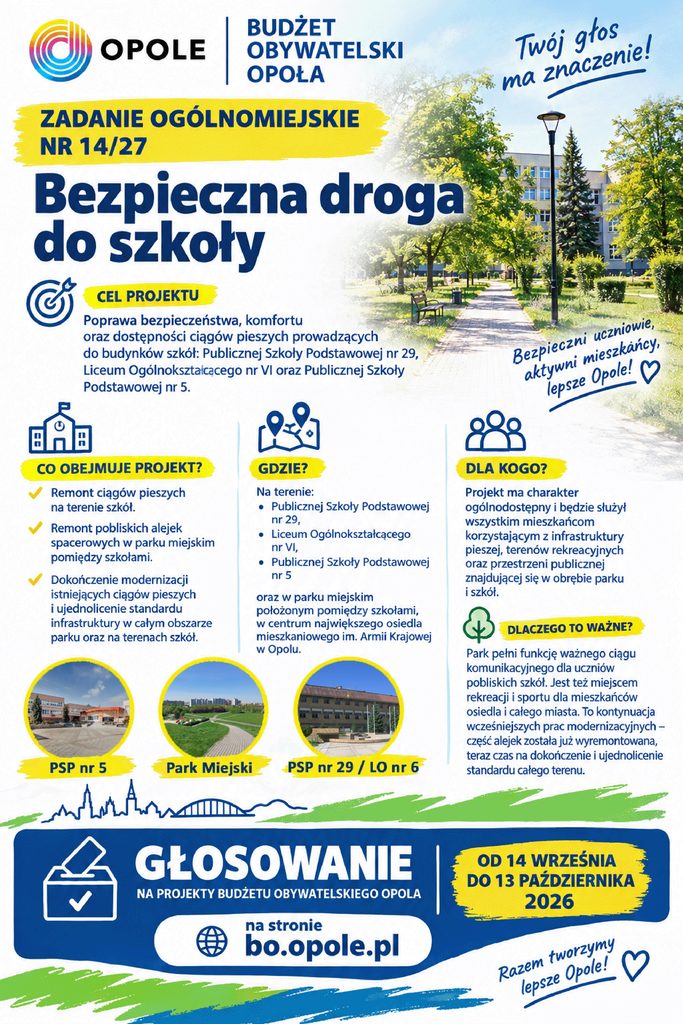 bezpieczna droga do szkoły
www.bo.opole.pl